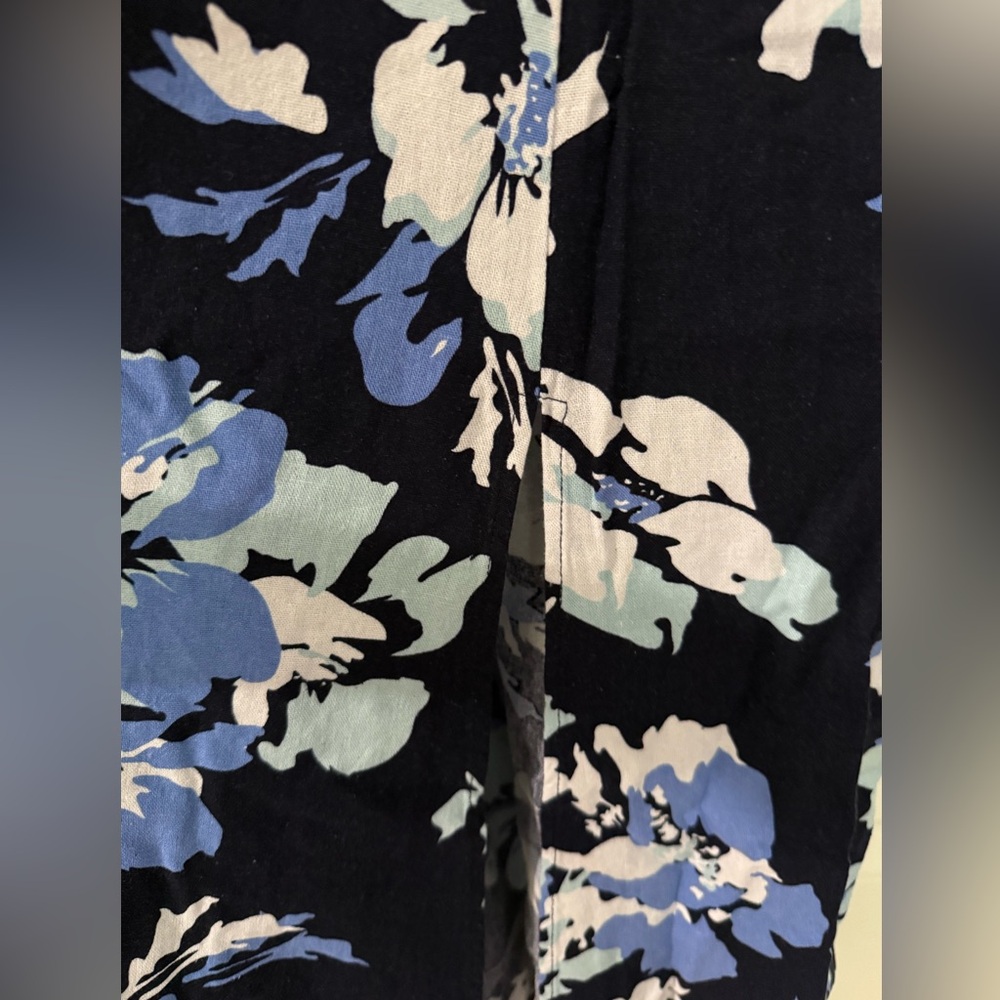 Ellen Tracy Navy Floral Dress NWT - Picture 6 of 6